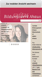 Mobile Screenshot of caritas-bildungswerk.de